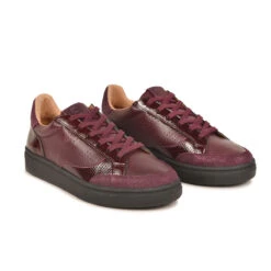 Pataugas BASALT/SV F4H BORDEAUX -Pataugas 628220 BASKET FEMME BASALT SV F4H BORDEAUX 4
