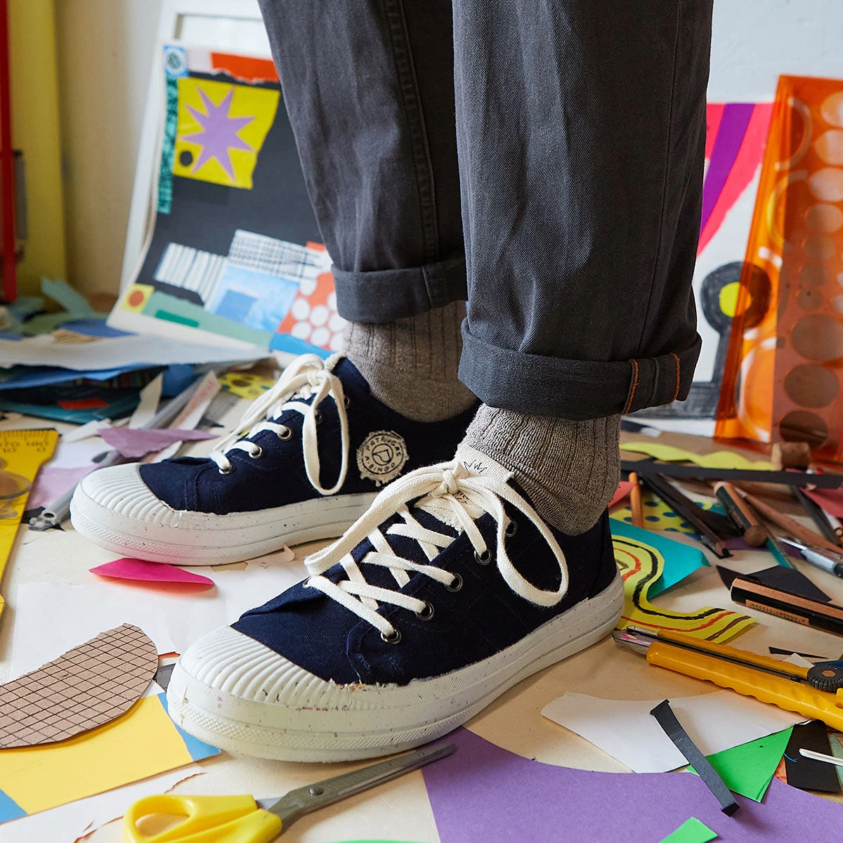 Pataugas ETCHE L/ATELIER BINGO H2H MARINE 2 Pataugas ETCHE L/ATELIER BINGO H2H MARINE – Image 2