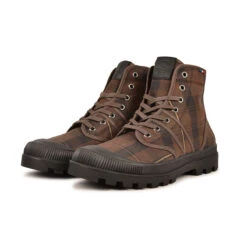 Pataugas AUTHENTIQUE MADE IN FRANCE F4G Tartan Marron 9 Pataugas AUTHENTIQUE MADE IN FRANCE F4G Tartan Marron -Pataugas BOOTS HOMME AUTHENTIQUE W H4G TARTAN MARRON 5