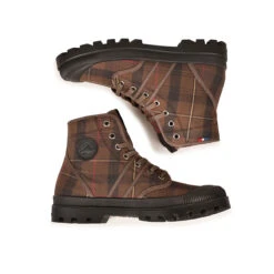 Pataugas AUTHENTIQUE MADE IN FRANCE F4G Tartan Marron 11 Pataugas AUTHENTIQUE MADE IN FRANCE F4G Tartan Marron -Pataugas BOOTS HOMME AUTHENTIQUE W H4G TARTAN MARRON 6